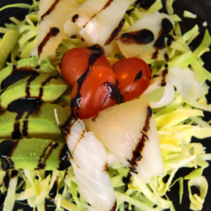 Salat med hellefisk